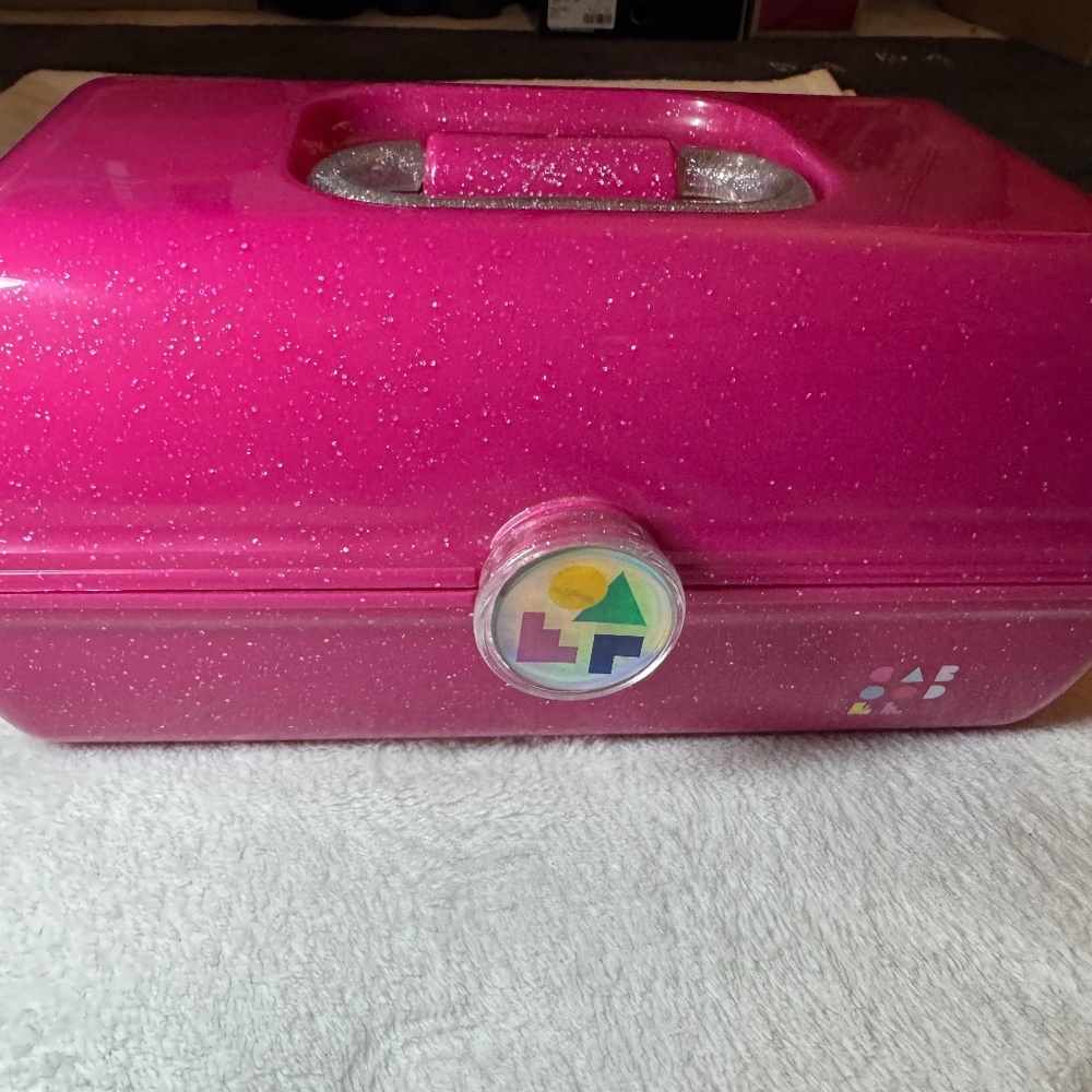 Hot Pink Glitter Caboodles